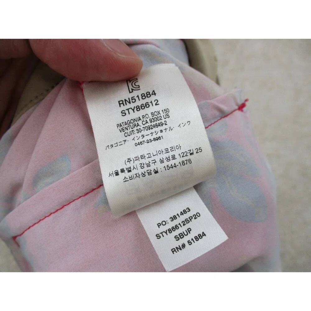 Patagonia Swim Trunks Mens 38 Pink Blue Floral Stretch Planing Board Shorts 19